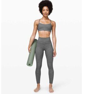 Lululemon Align Pant II 25" Mini Heathered Herringbone Black & White | Size 4